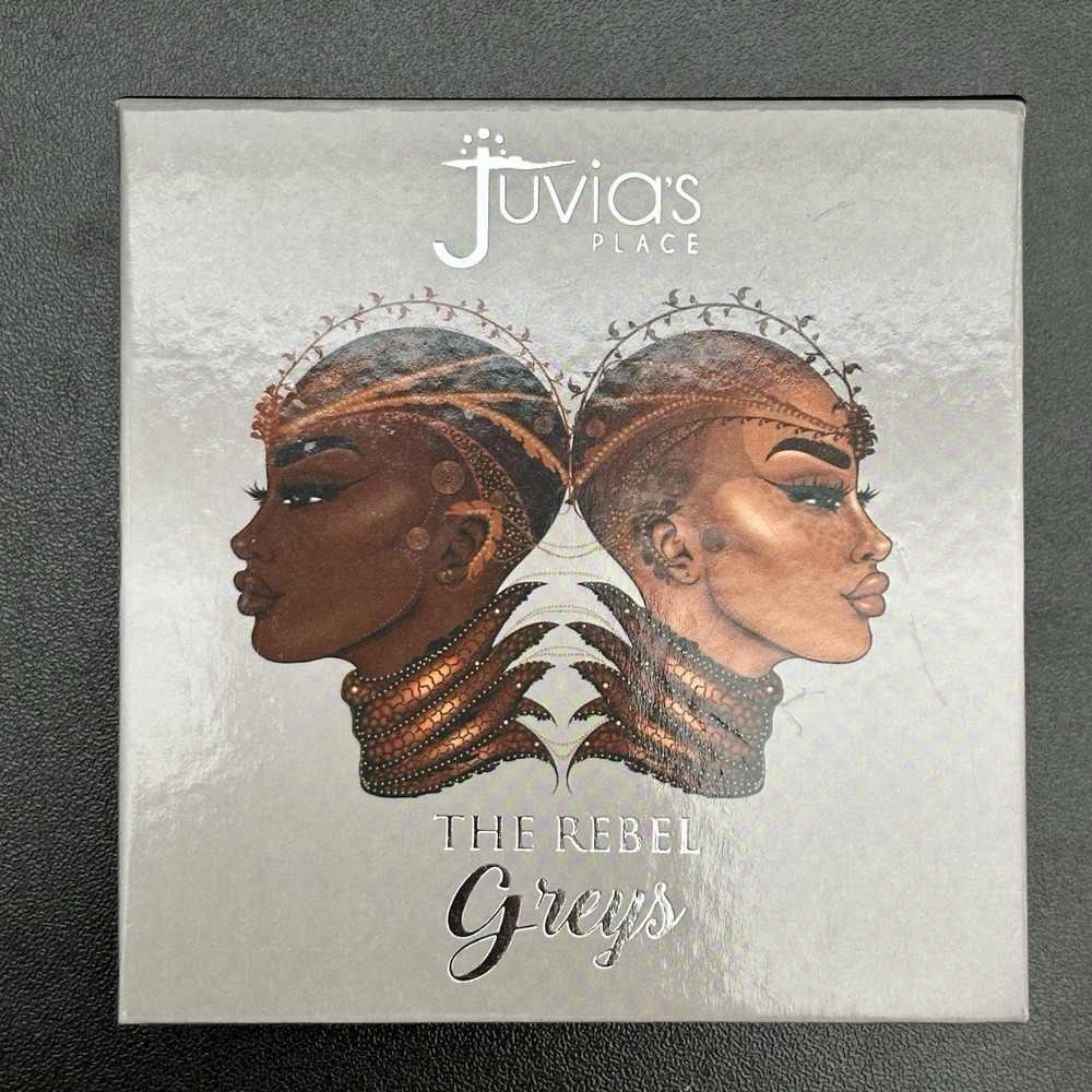 Juvia's Place The Rebel Greys Eyeshadow Palette 4 Shades Of Grey New W/O Box - Picture 1 of 4